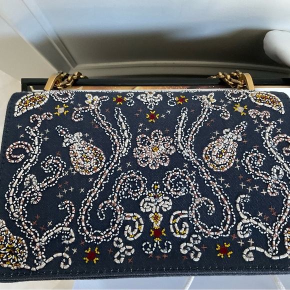 DIOR J’ADIOR Denim Embroidered Crossbody Bag - Picture 6 of 16